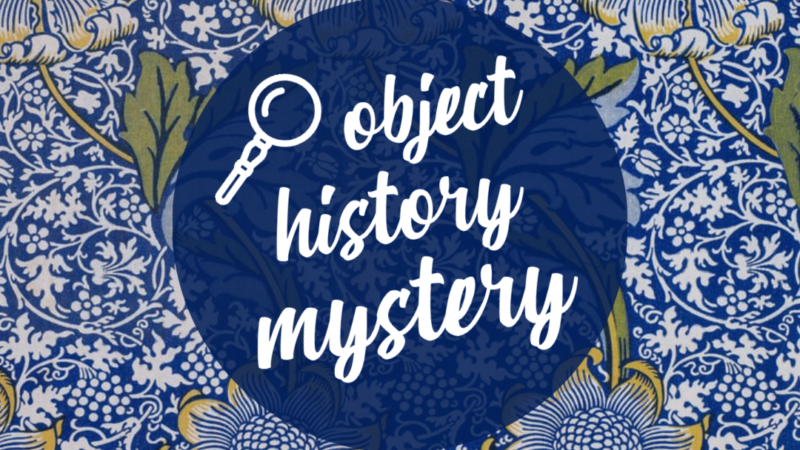 Introducing the Object History Mystery Series for Vintage Treasure Hunters